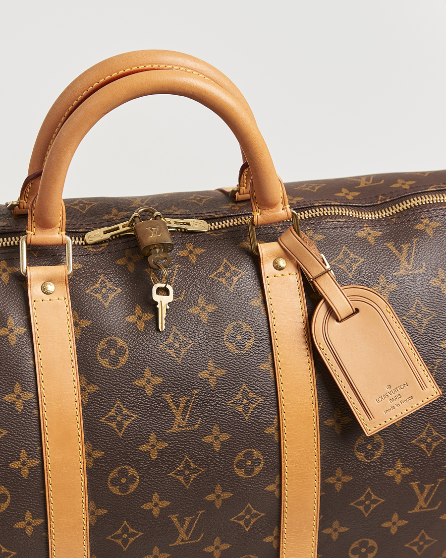 Homme | Louis Vuitton Pre-Owned Keepall Bandoulière 60 Monogram | Louis Vuitton Pre-Owned | Keepall Bandoulière 60 Monogram