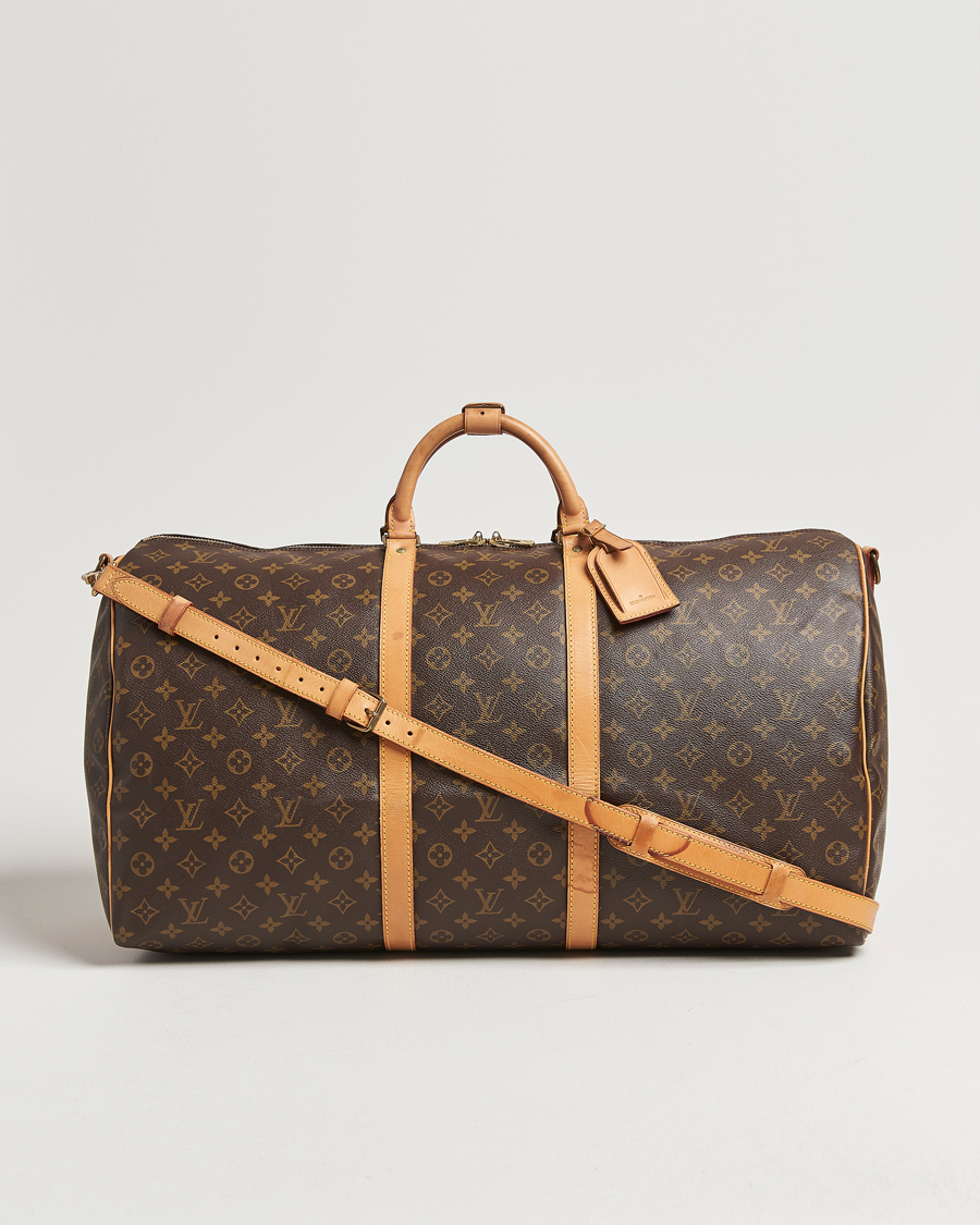 Homme | Louis Vuitton Pre-Owned Keepall Bandoulière 60 Monogram | Louis Vuitton Pre-Owned | Keepall Bandoulière 60 Monogram