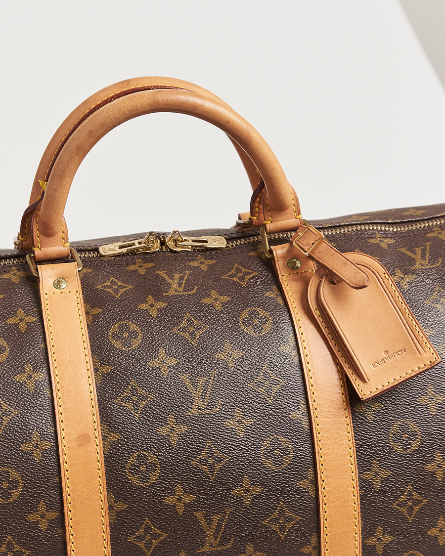 Homme | Louis Vuitton Pre-Owned Keepall Bandoulière 60 Monogram | Louis Vuitton Pre-Owned | Keepall Bandoulière 60 Monogram