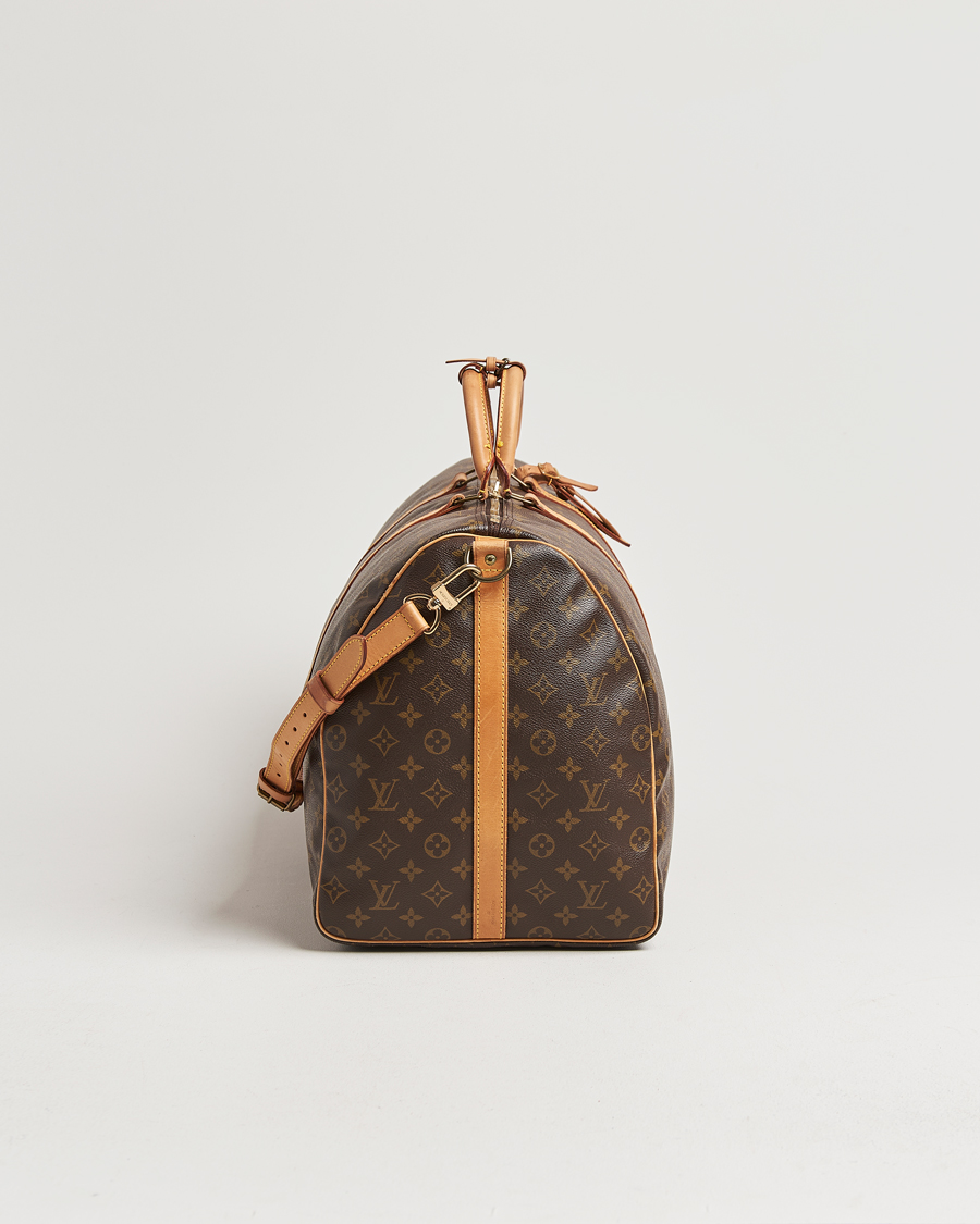 Homme | Louis Vuitton Pre-Owned Keepall Bandoulière 60 Monogram | Louis Vuitton Pre-Owned | Keepall Bandoulière 60 Monogram