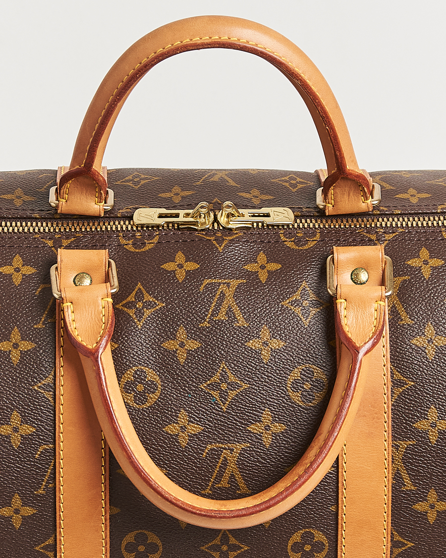 Homme | Louis Vuitton Pre-Owned Keepall Bandoulière 55 Monogram | Louis Vuitton Pre-Owned | Keepall Bandoulière 55 Monogram