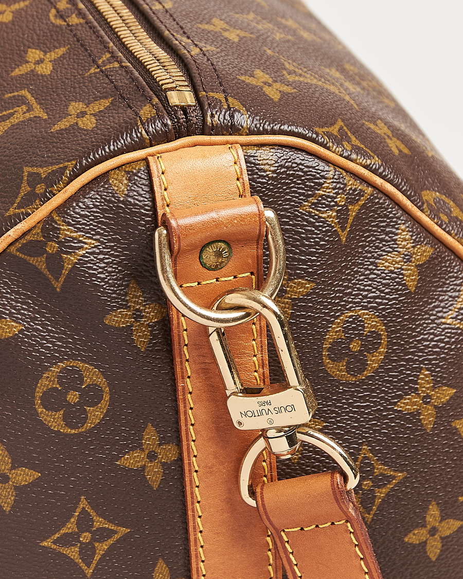 Homme | Louis Vuitton Pre-Owned Keepall Bandoulière 55 Monogram | Louis Vuitton Pre-Owned | Keepall Bandoulière 55 Monogram
