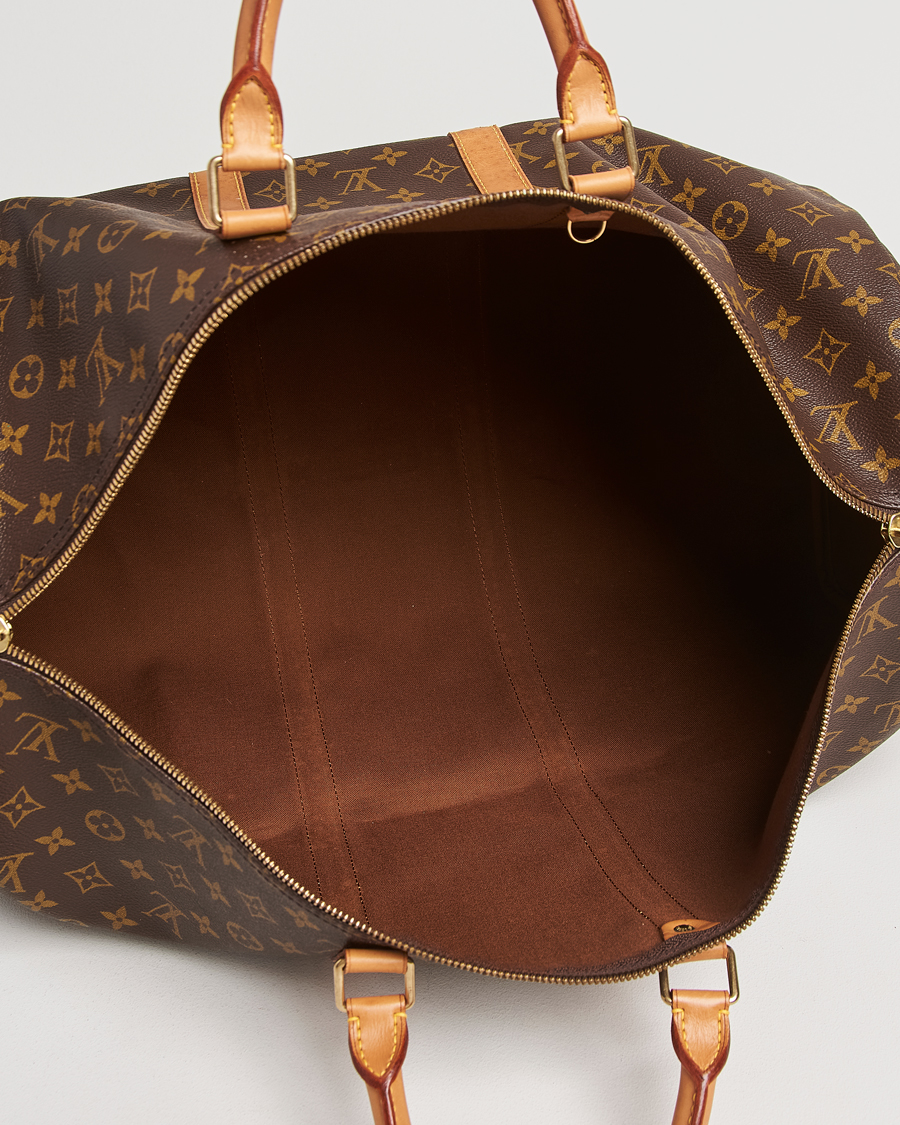 Homme | Louis Vuitton Pre-Owned Keepall Bandoulière 55 Monogram | Louis Vuitton Pre-Owned | Keepall Bandoulière 55 Monogram