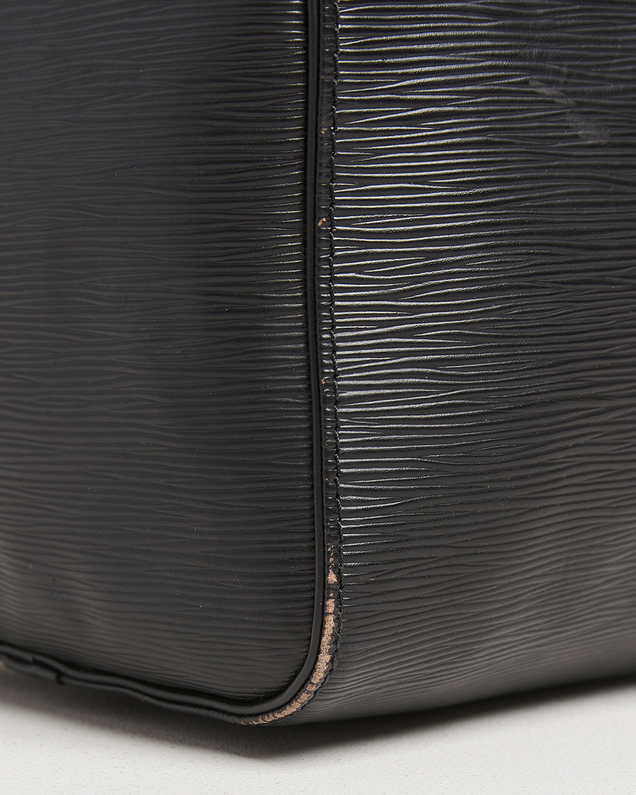 Homme | Louis Vuitton Pre-Owned Keepall 45 Epi Leather Travel Bag Black | Louis Vuitton Pre-Owned | Keepall 45 Epi Leather Travel Bag Black