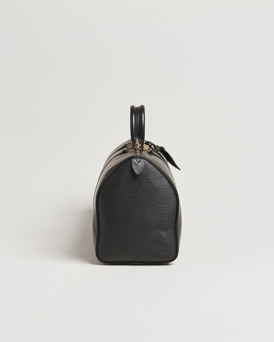 Homme | Louis Vuitton Pre-Owned Keepall 45 Epi Leather Travel Bag Black | Louis Vuitton Pre-Owned | Keepall 45 Epi Leather Travel Bag Black