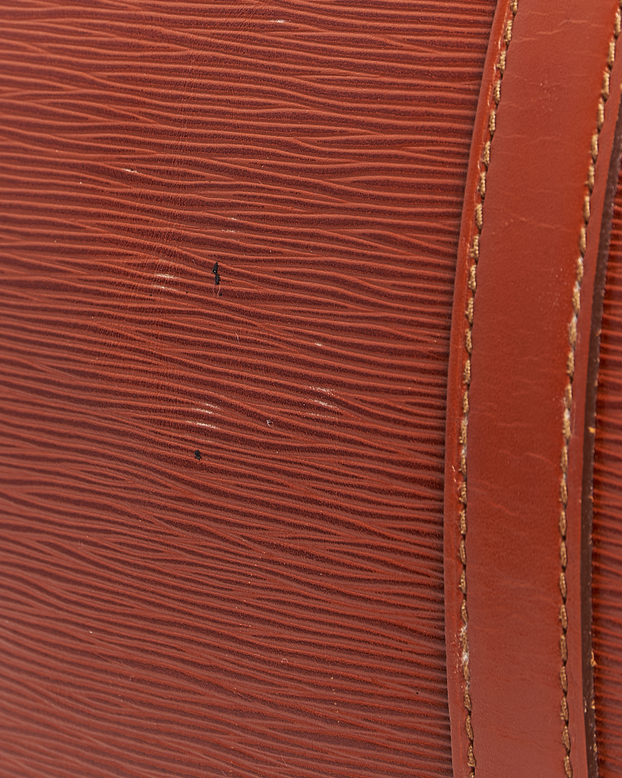 Homme | Louis Vuitton Pre-Owned Keepall 50 Epi Leather Travel Bag Brown | Louis Vuitton Pre-Owned | Keepall 50 Epi Leather Travel Bag Brown