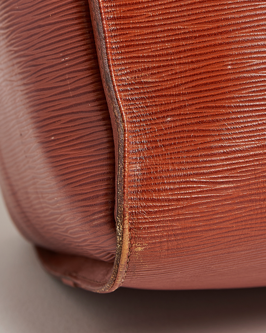 Homme | Louis Vuitton Pre-Owned Keepall 50 Epi Leather Travel Bag Brown | Louis Vuitton Pre-Owned | Keepall 50 Epi Leather Travel Bag Brown