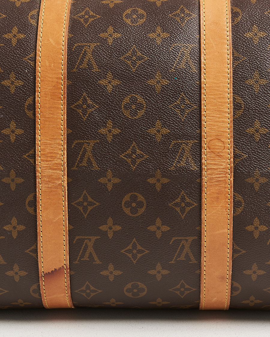 Homme | Louis Vuitton Pre-Owned Keepall 50 Bag Monogram | Louis Vuitton Pre-Owned | Keepall 50 Bag Monogram