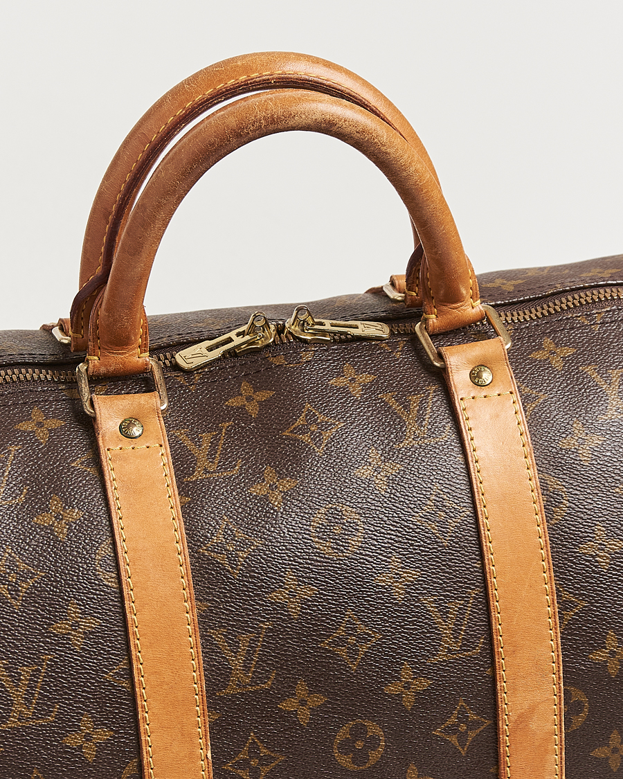 Homme | Louis Vuitton Pre-Owned Keepall 50 Bag Monogram | Louis Vuitton Pre-Owned | Keepall 50 Bag Monogram