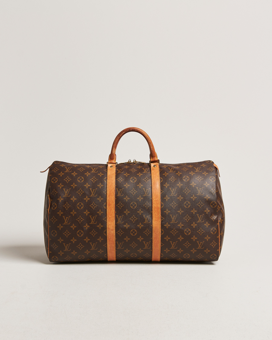 Homme | Louis Vuitton Pre-Owned Keepall 50 Bag Monogram | Louis Vuitton Pre-Owned | Keepall 50 Bag Monogram