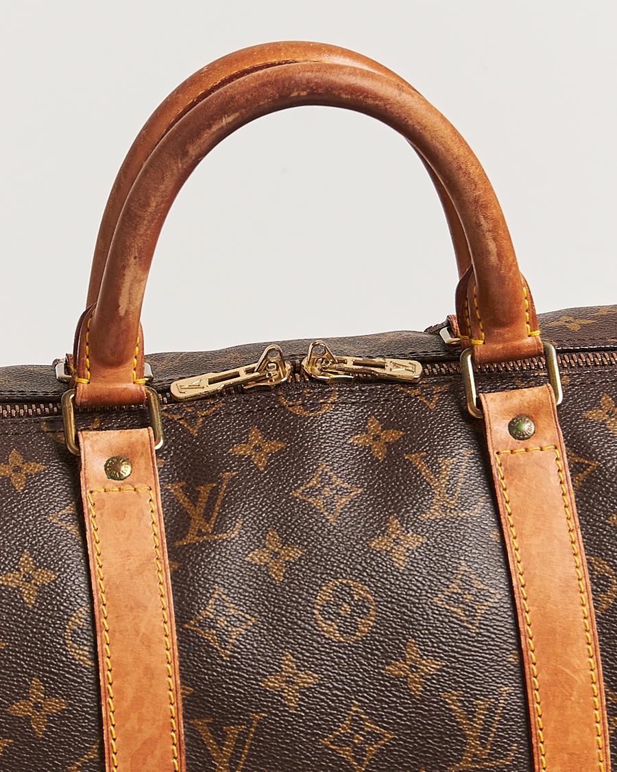 Homme | Louis Vuitton Pre-Owned Keepall 50 Bag Monogram | Louis Vuitton Pre-Owned | Keepall 50 Bag Monogram