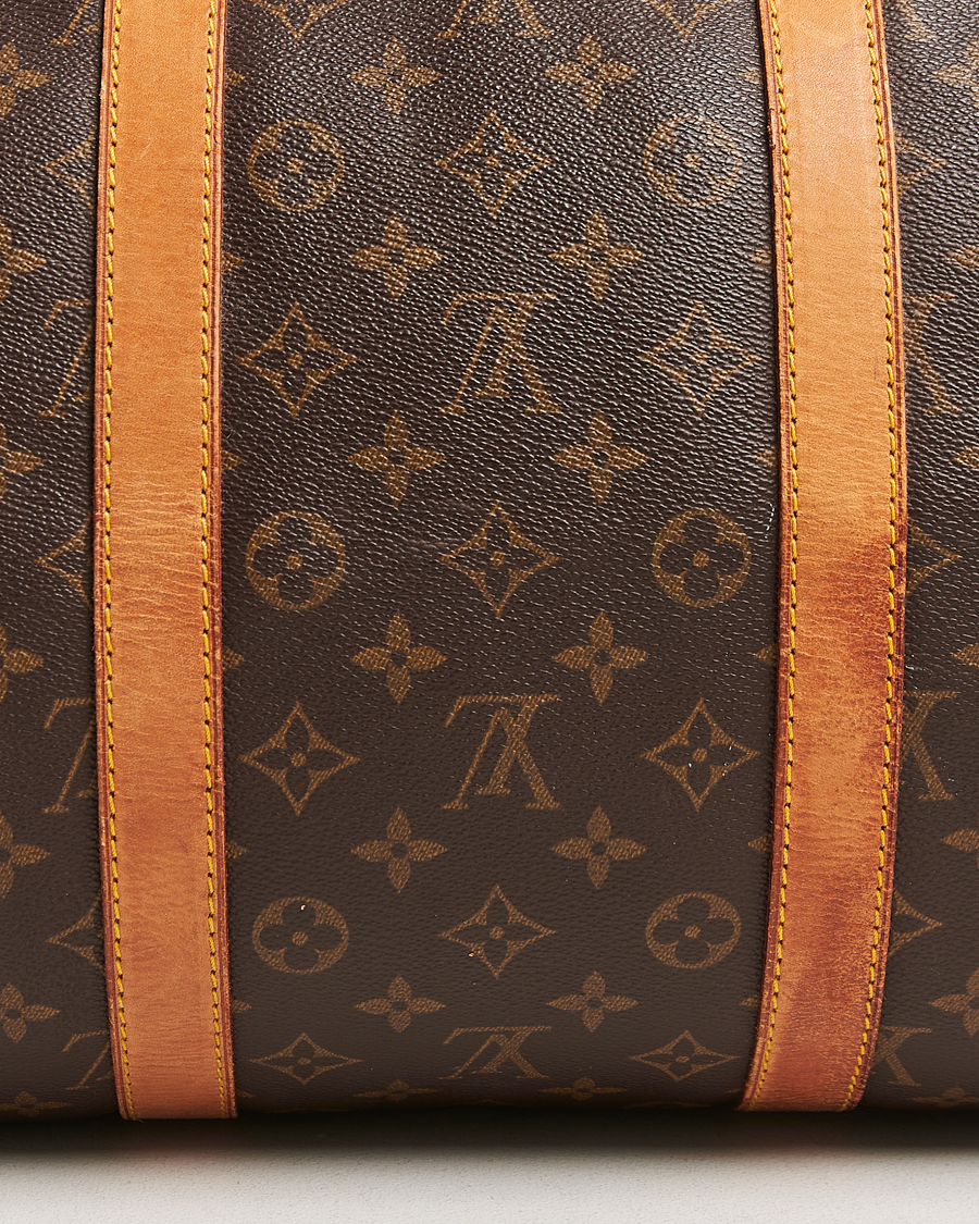 Homme | Louis Vuitton Pre-Owned Keepall Bandoulière 55 Monogram | Louis Vuitton Pre-Owned | Keepall Bandoulière 55 Monogram