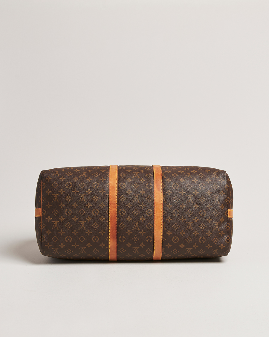 Homme | Louis Vuitton Pre-Owned Keepall Bandoulière 55 Monogram | Louis Vuitton Pre-Owned | Keepall Bandoulière 55 Monogram