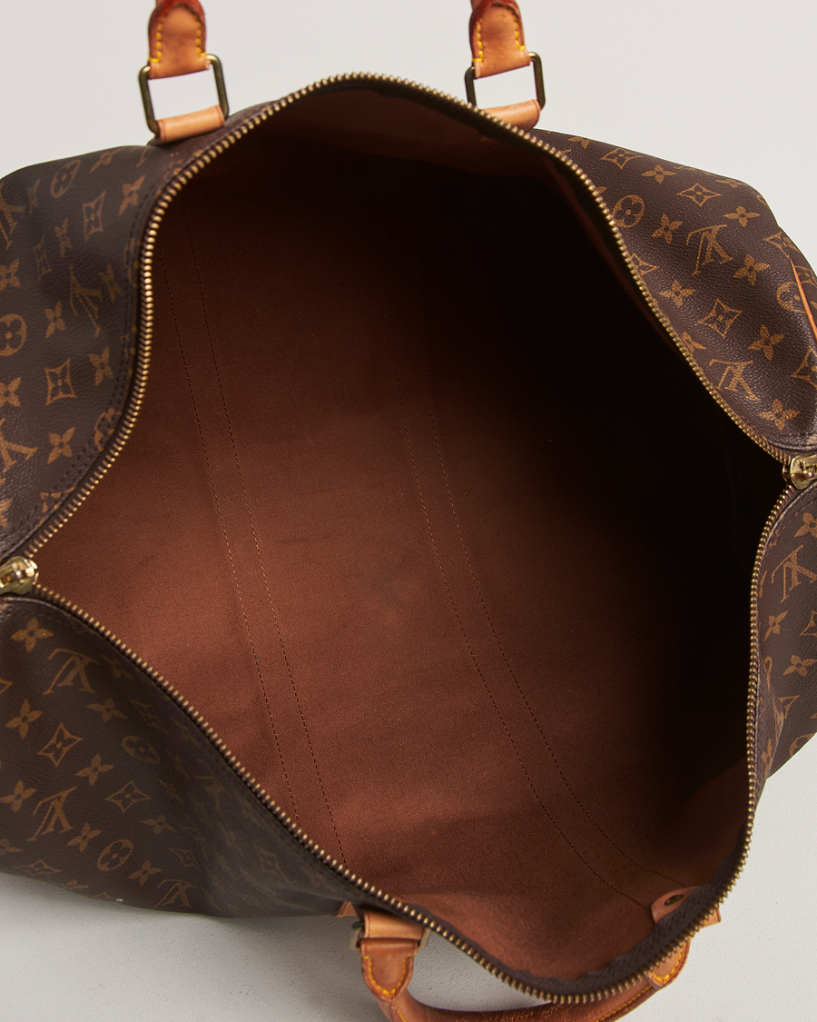Homme | Louis Vuitton Pre-Owned Keepall Bandoulière 55 Monogram | Louis Vuitton Pre-Owned | Keepall Bandoulière 55 Monogram