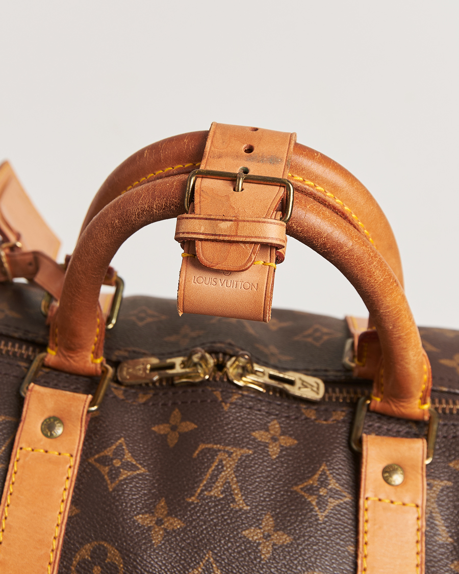 Homme | Louis Vuitton Pre-Owned Keepall Bandoulière 55 Monogram | Louis Vuitton Pre-Owned | Keepall Bandoulière 55 Monogram