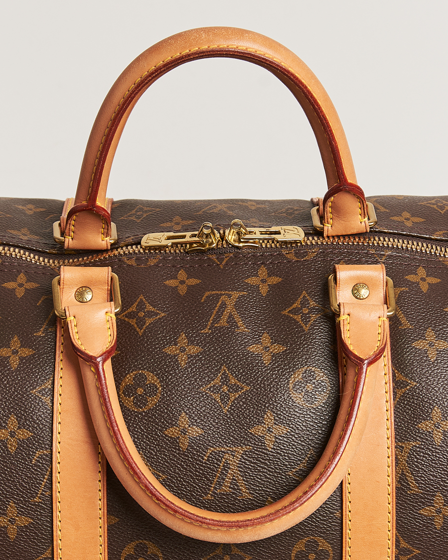 Homme | Louis Vuitton Pre-Owned Keepall 55 Bag Monogram | Louis Vuitton Pre-Owned | Keepall 55 Bag Monogram