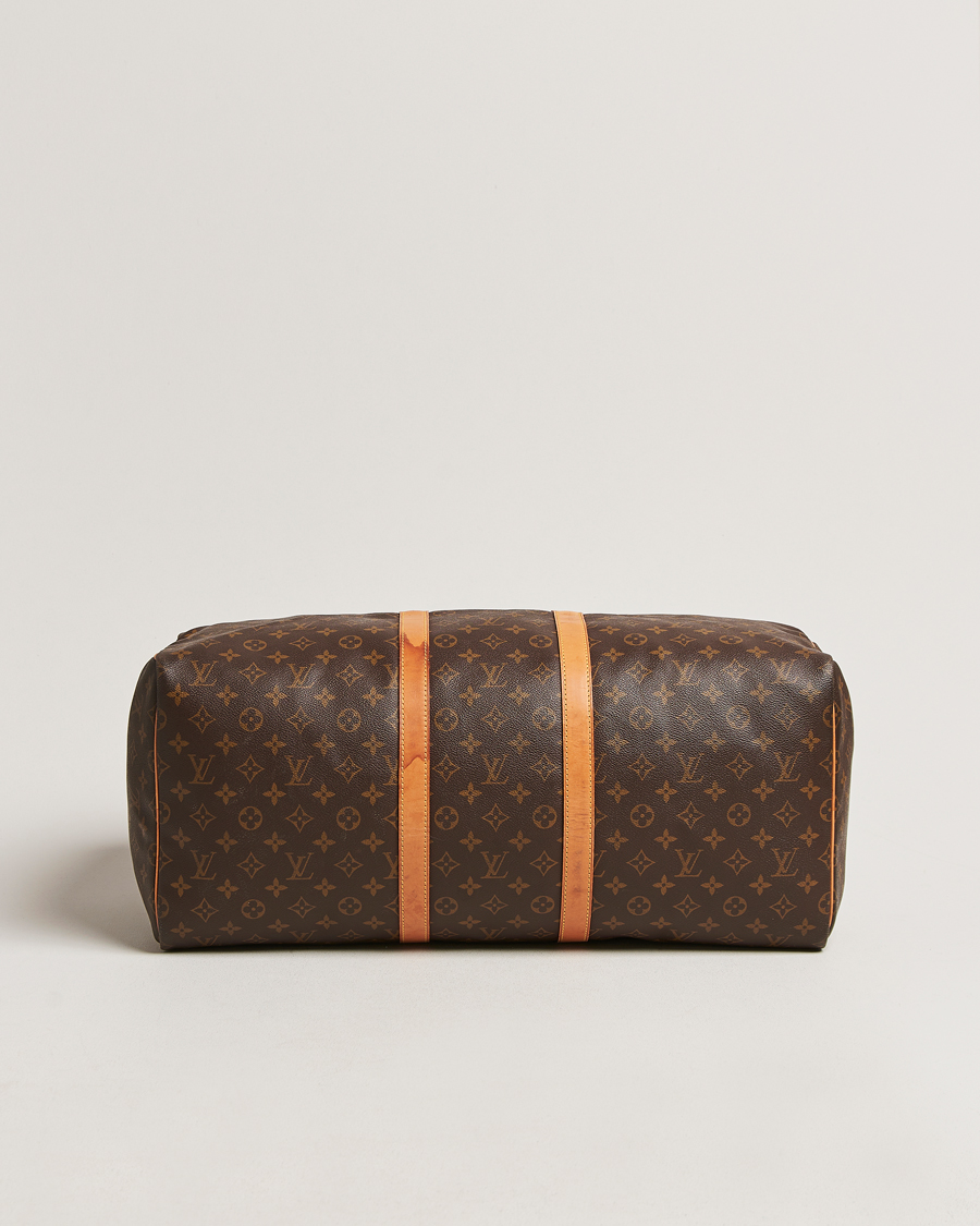 Homme | Louis Vuitton Pre-Owned Keepall 55 Bag Monogram | Louis Vuitton Pre-Owned | Keepall 55 Bag Monogram