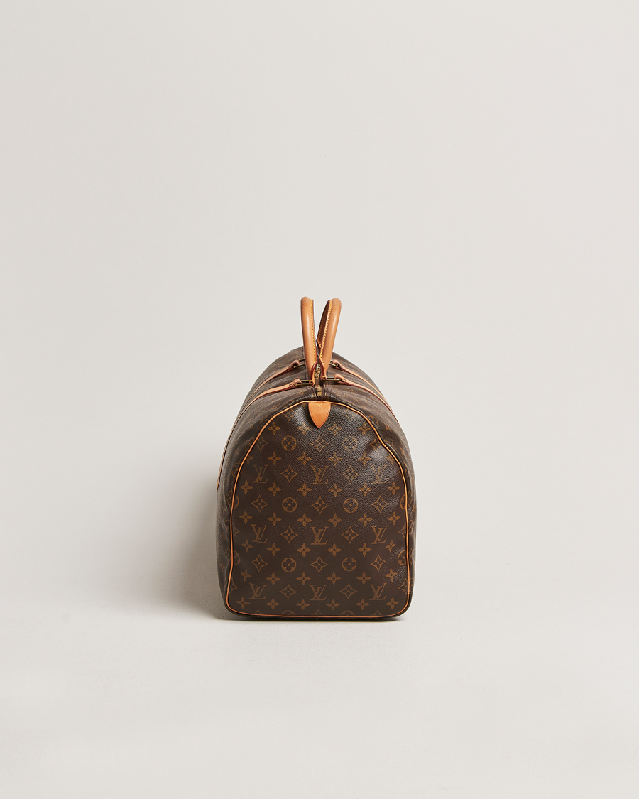 Homme | Louis Vuitton Pre-Owned Keepall 55 Bag Monogram | Louis Vuitton Pre-Owned | Keepall 55 Bag Monogram