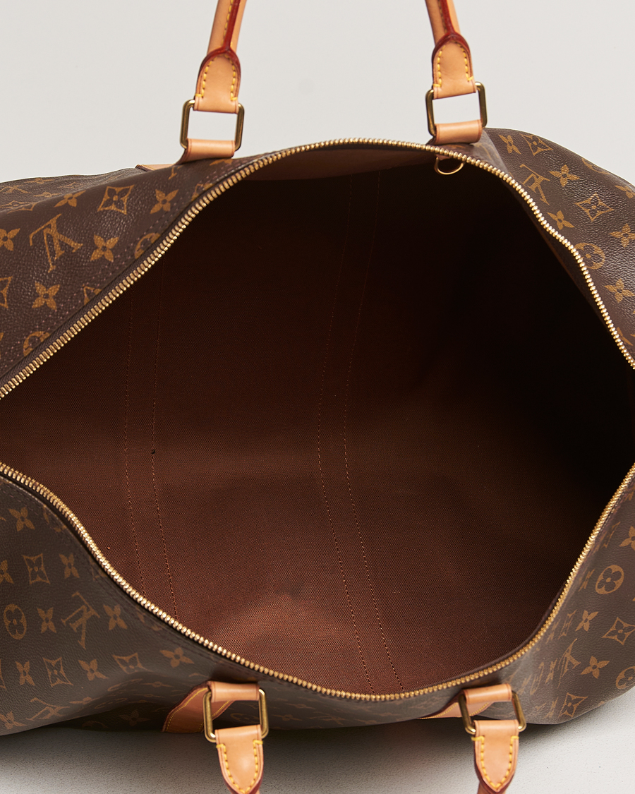 Homme | Louis Vuitton Pre-Owned Keepall 55 Bag Monogram | Louis Vuitton Pre-Owned | Keepall 55 Bag Monogram