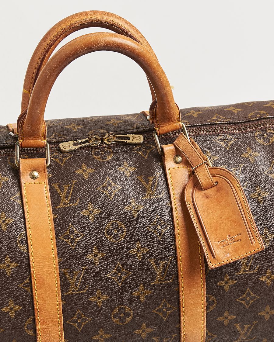 Homme | Louis Vuitton Pre-Owned Keepall 50 Bag Monogram | Louis Vuitton Pre-Owned | Keepall 50 Bag Monogram