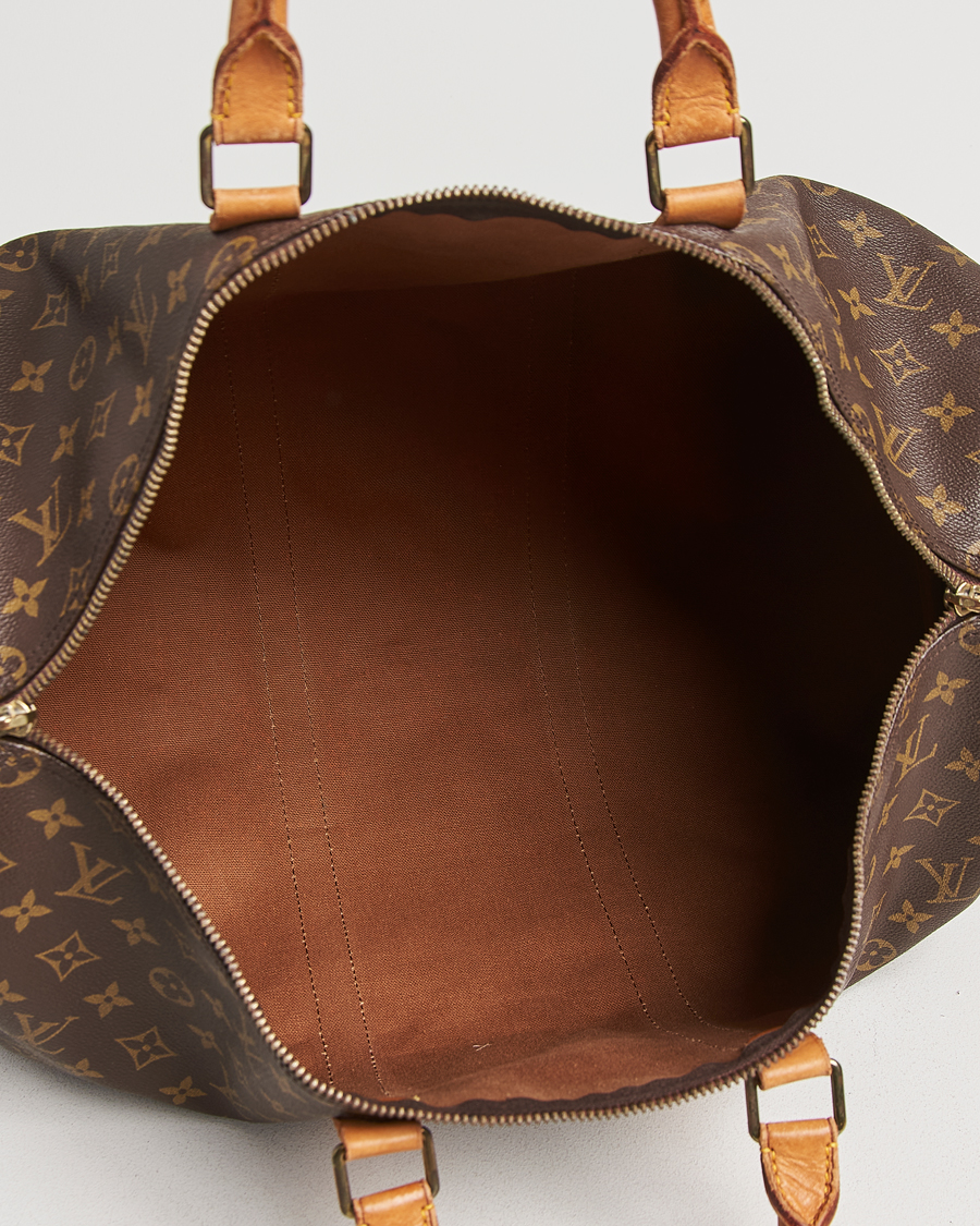 Homme | Louis Vuitton Pre-Owned Keepall 50 Bag Monogram | Louis Vuitton Pre-Owned | Keepall 50 Bag Monogram