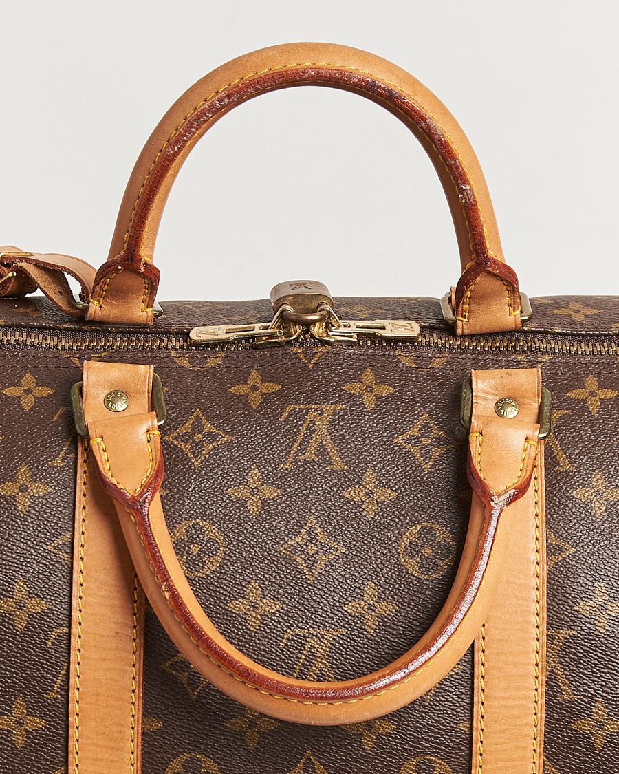 Homme | Louis Vuitton Pre-Owned Keepall 55 Bag Monogram | Louis Vuitton Pre-Owned | Keepall 55 Bag Monogram