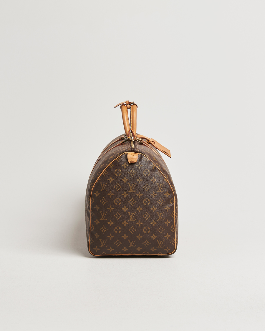 Homme | Louis Vuitton Pre-Owned Keepall 55 Bag Monogram | Louis Vuitton Pre-Owned | Keepall 55 Bag Monogram