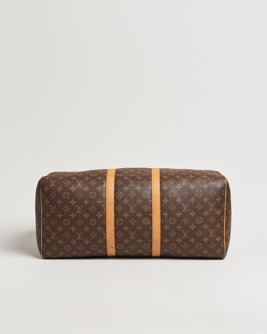 Homme | Louis Vuitton Pre-Owned Keepall 55 Bag Monogram | Louis Vuitton Pre-Owned | Keepall 55 Bag Monogram