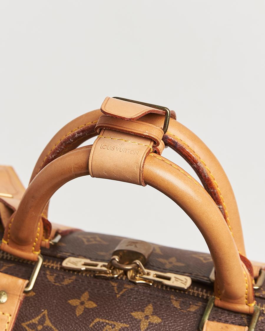 Homme | Louis Vuitton Pre-Owned Keepall 55 Bag Monogram | Louis Vuitton Pre-Owned | Keepall 55 Bag Monogram