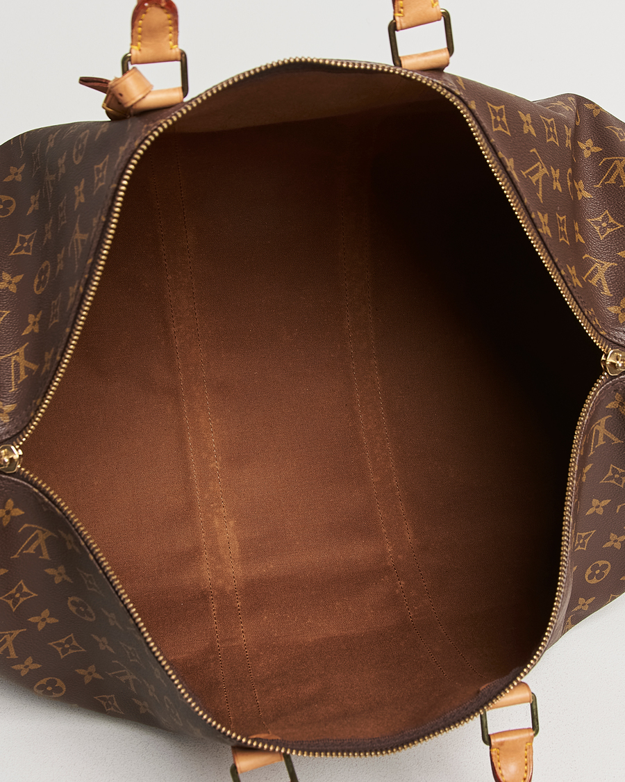 Homme | Louis Vuitton Pre-Owned Keepall 55 Bag Monogram | Louis Vuitton Pre-Owned | Keepall 55 Bag Monogram