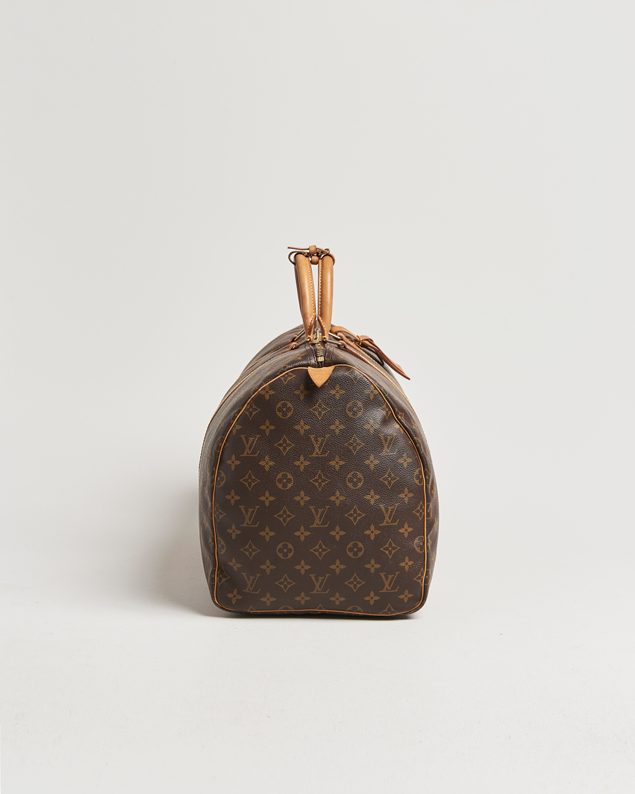 Homme | Louis Vuitton Pre-Owned Keepall 55 Bag Monogram | Louis Vuitton Pre-Owned | Keepall 55 Bag Monogram