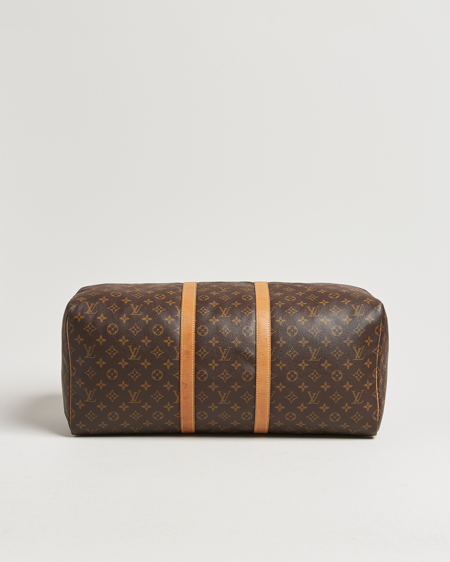 Homme | Louis Vuitton Pre-Owned Keepall 55 Bag Monogram | Louis Vuitton Pre-Owned | Keepall 55 Bag Monogram