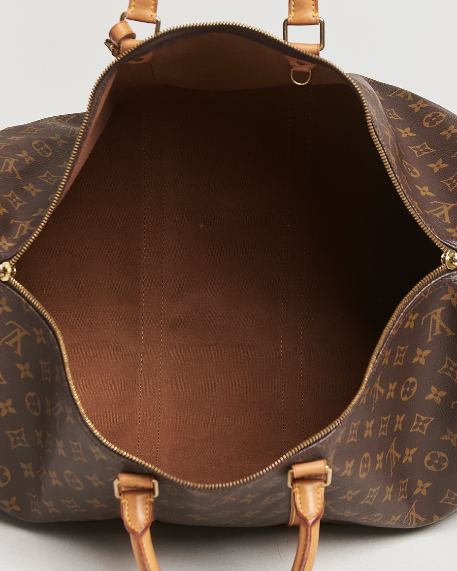 Homme | Louis Vuitton Pre-Owned Keepall 55 Bag Monogram | Louis Vuitton Pre-Owned | Keepall 55 Bag Monogram