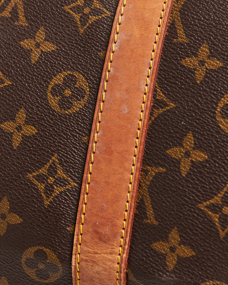 Homme | Louis Vuitton Pre-Owned Keepall 55 Bag Monogram | Louis Vuitton Pre-Owned | Keepall 55 Bag Monogram