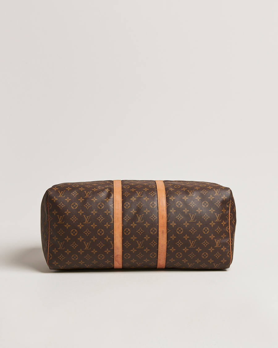Homme | Louis Vuitton Pre-Owned Keepall 55 Bag Monogram | Louis Vuitton Pre-Owned | Keepall 55 Bag Monogram