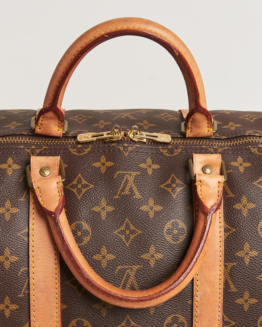Homme | Louis Vuitton Pre-Owned Keepall 55 Bag Monogram | Louis Vuitton Pre-Owned | Keepall 55 Bag Monogram