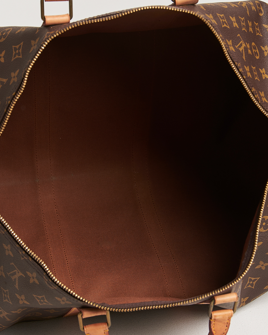Homme | Louis Vuitton Pre-Owned Keepall 55 Bag Monogram | Louis Vuitton Pre-Owned | Keepall 55 Bag Monogram