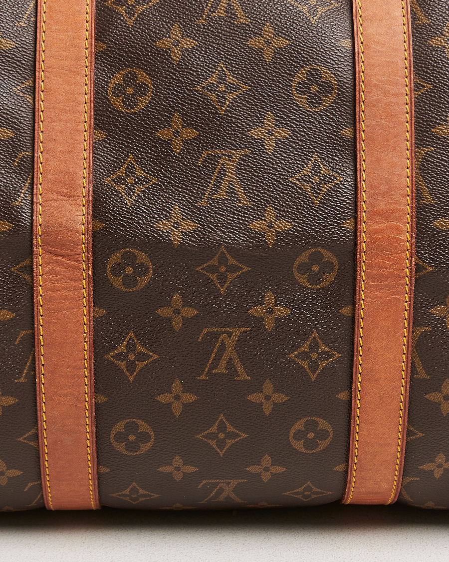 Homme | Louis Vuitton Pre-Owned Keepall 55 Bag Monogram | Louis Vuitton Pre-Owned | Keepall 55 Bag Monogram