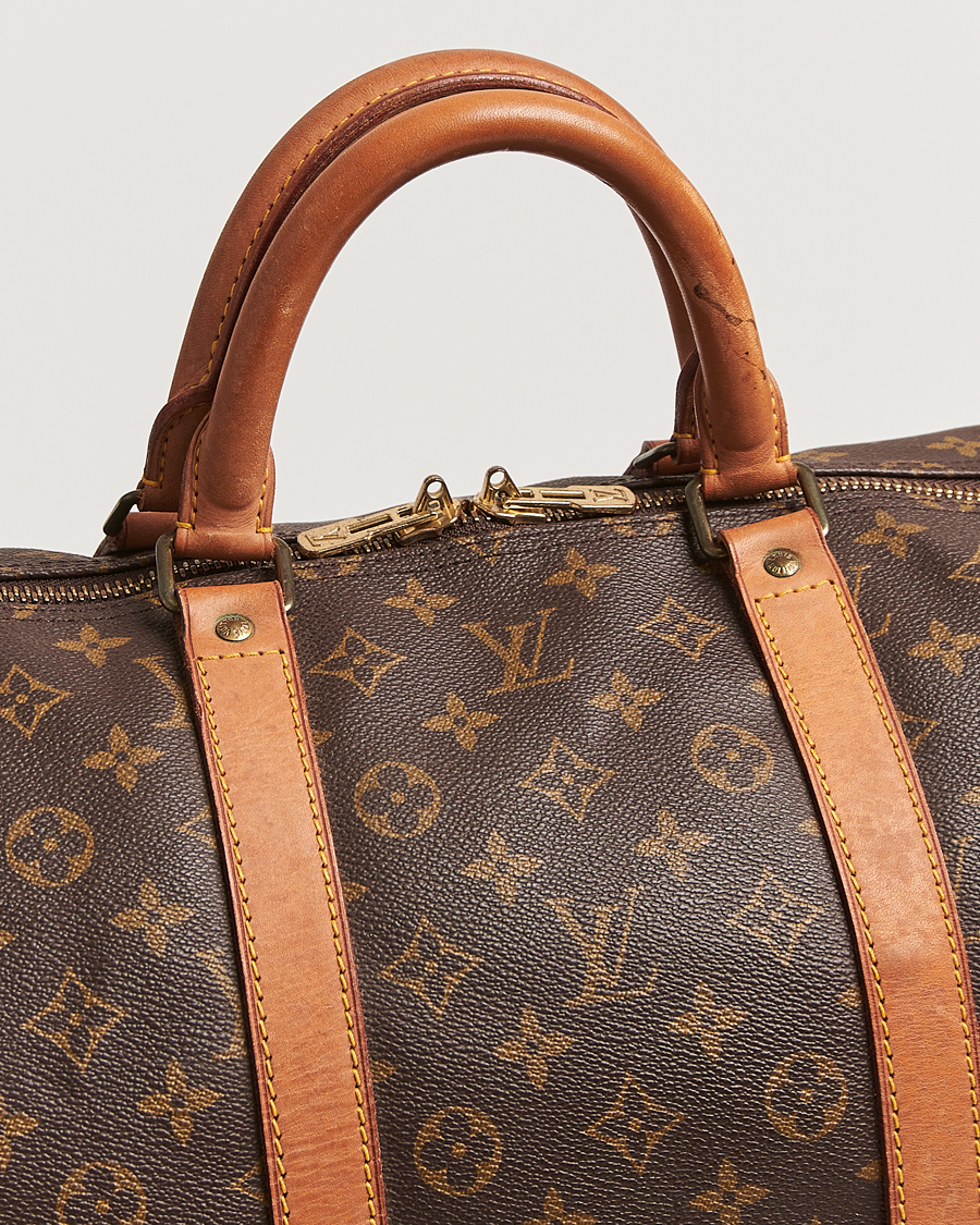 Homme | Louis Vuitton Pre-Owned Keepall 55 Bag Monogram | Louis Vuitton Pre-Owned | Keepall 55 Bag Monogram