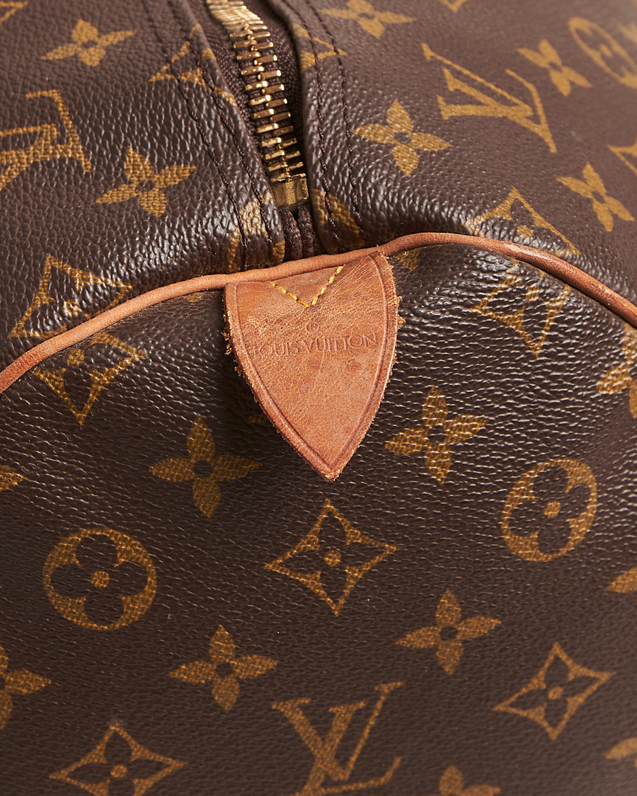 Homme | Louis Vuitton Pre-Owned Keepall 55 Bag Monogram | Louis Vuitton Pre-Owned | Keepall 55 Bag Monogram