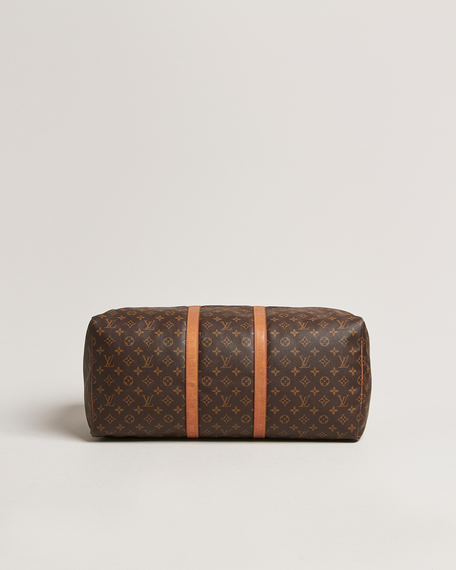 Homme | Louis Vuitton Pre-Owned Keepall 55 Bag Monogram | Louis Vuitton Pre-Owned | Keepall 55 Bag Monogram