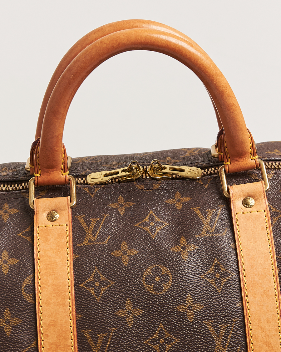 Homme | Louis Vuitton Pre-Owned Keepall 50 Bag Monogram | Louis Vuitton Pre-Owned | Keepall 50 Bag Monogram