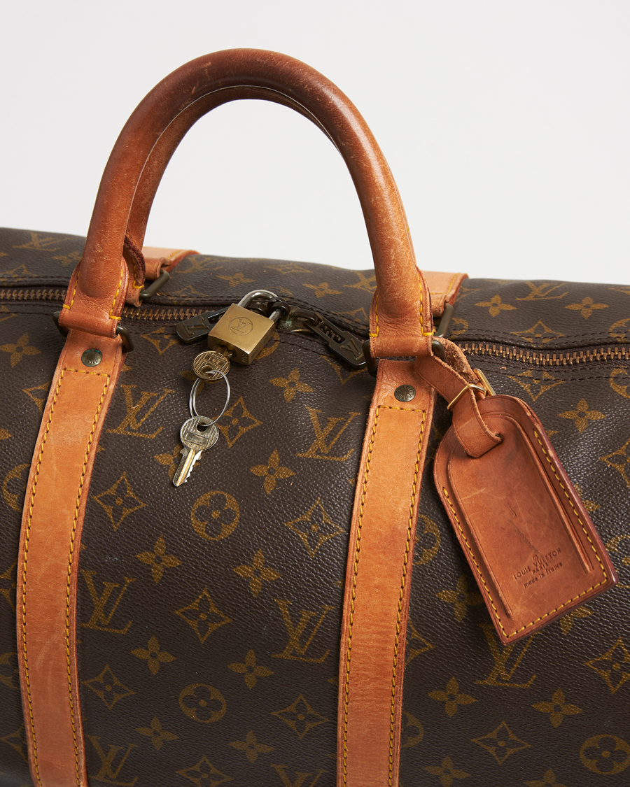 Homme | Louis Vuitton Pre-Owned Keepall 50 Bag Monogram | Louis Vuitton Pre-Owned | Keepall 50 Bag Monogram