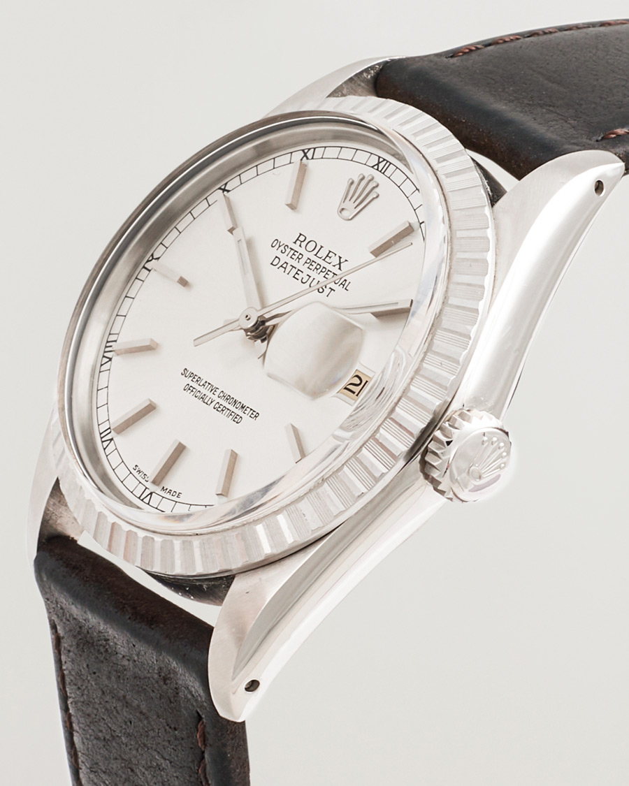 Homme | Rolex Pre-Owned Datejust 16030 Silver | Rolex Pre-Owned | Datejust 16030 Silver