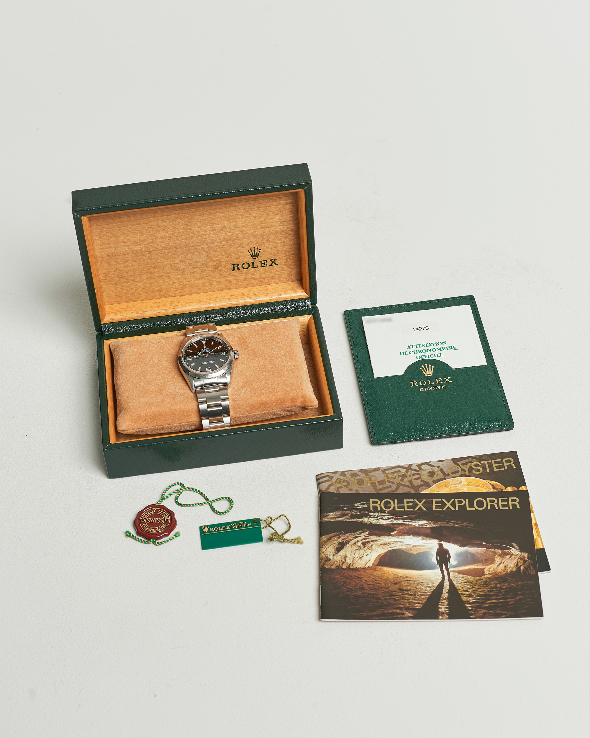 Homme | Rolex Pre-Owned Explorer 14270 Silver | Rolex Pre-Owned | Explorer 14270 Silver