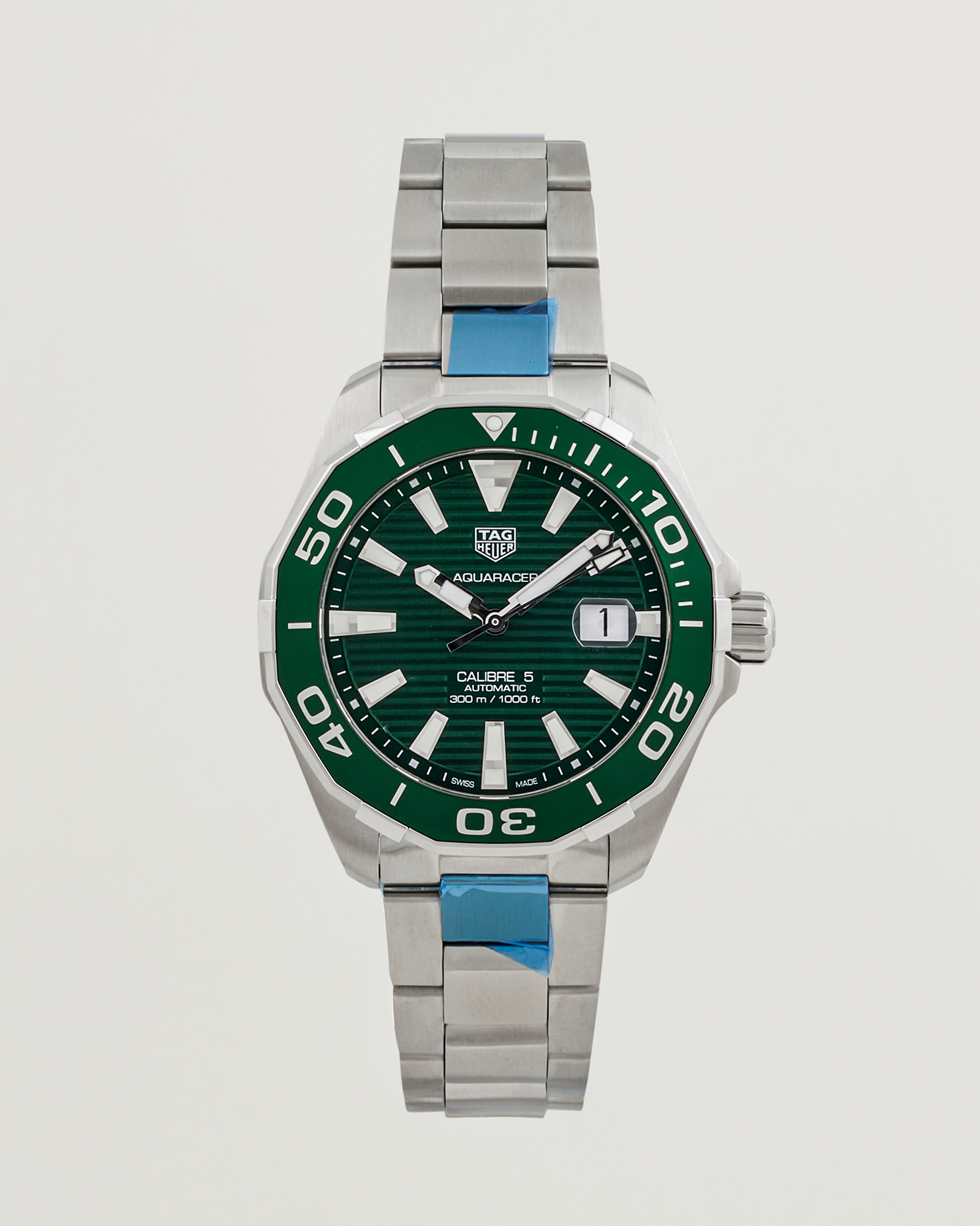 Homme | Tag Heuer Pre-Owned Aquaracer 300M Caliber 5 Silver | Tag Heuer Pre-Owned | Aquaracer 300M Caliber 5 Silver