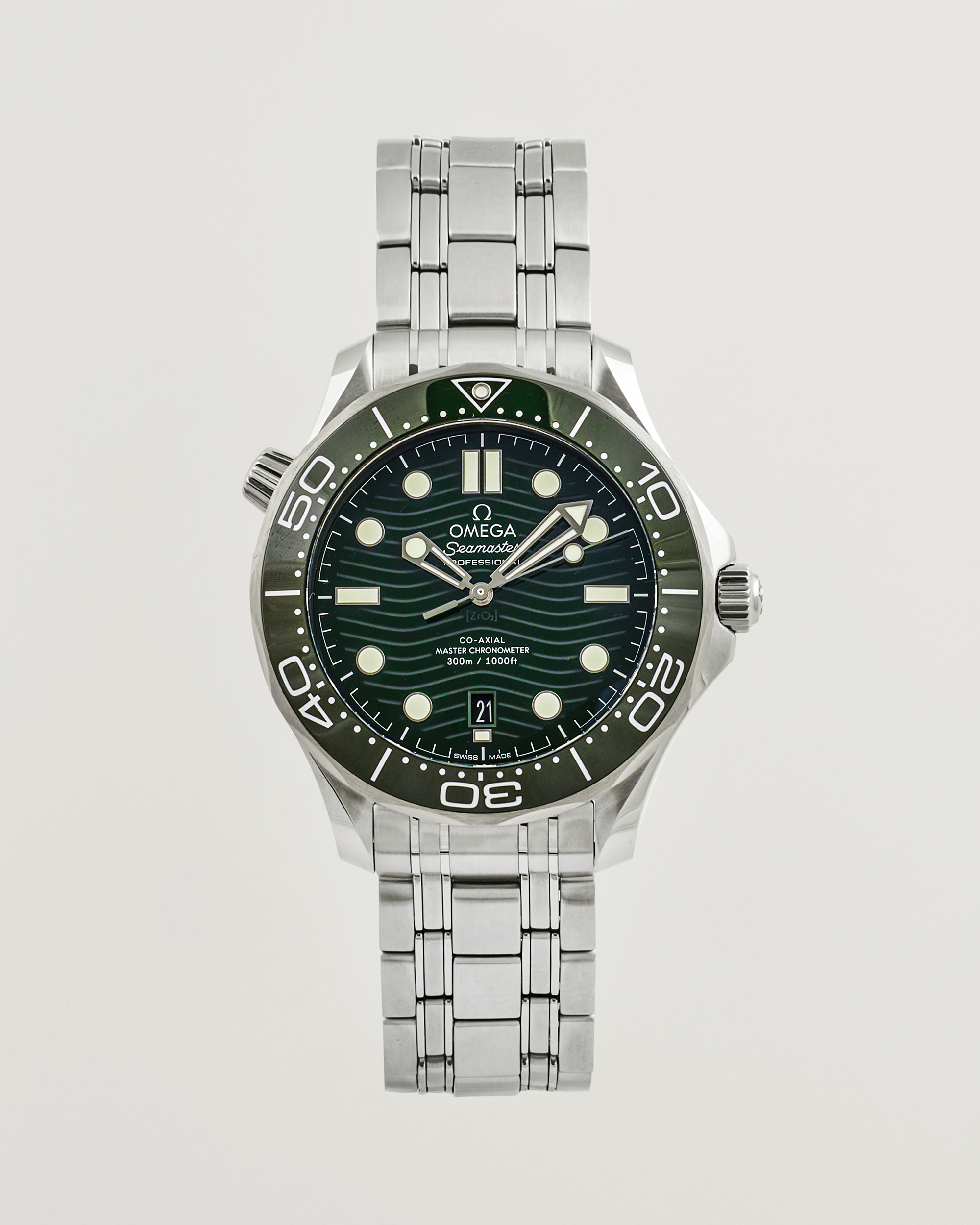 Homme | Omega Pre-Owned Seamaster Diver 300M Green | Omega Pre-Owned | Seamaster Diver 300M Green