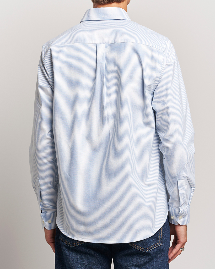 Homme | Chemises | LES DEUX | Konrad Contrast Oxford Shirt Light Blue/White