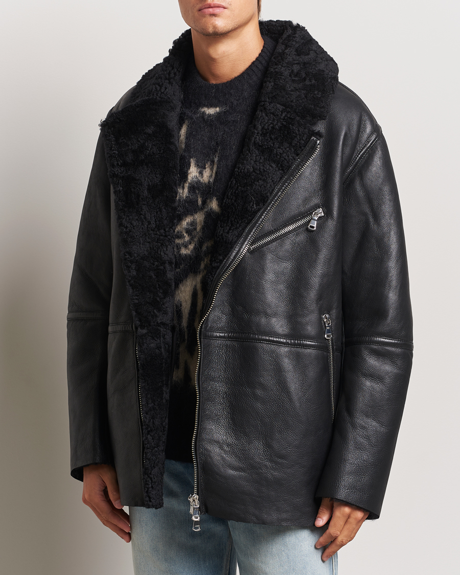 Homme | Manteaux Et Vestes | J.Lindeberg | Sutton Shearling Jacket Black