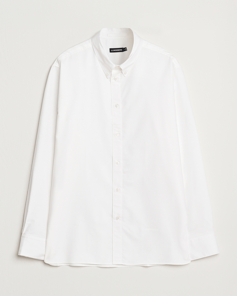 Homme | Chemises | J.Lindeberg | Regular Stretch Oxford Shirt White